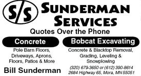 Sunderman Services, Mora Minnesota