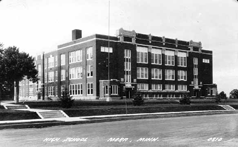 High School, Mora Minnesota, 1940