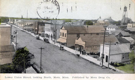 Union Street, Mora Minnesota, 1907