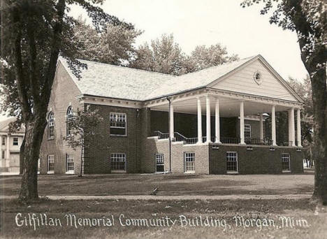 Gilfillan Memorial Community Building, Morgan Minnesota, 1930's