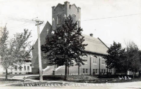 First Lutheran Church, Morris Minnesota, 1920's