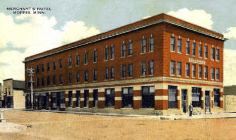 Merchants Hotel, Morris Minnesota, 1900's?