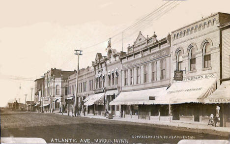 Atlantic Avenue, Morris Minnesota, 1909