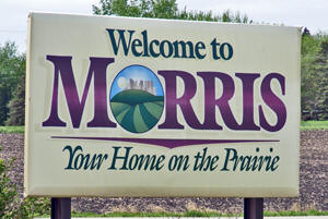 Morris Minnesota Welcome Sign