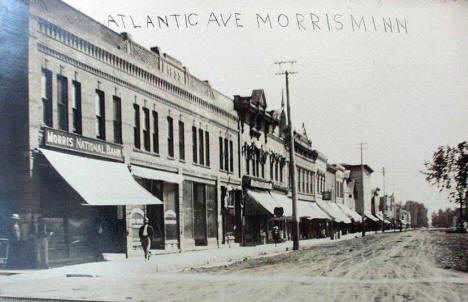 Atlantic Avenue, Morris Minnesota, 1910's?