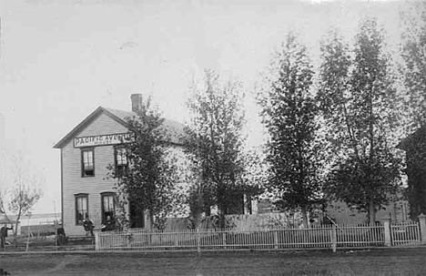 Pacific Avenue Hotel, Morris Minnesota, 1875