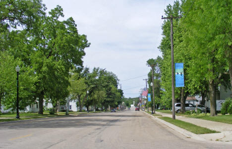 Street scene, Morristown Minnesota,  2010