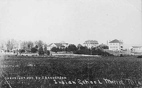 Indian school, Morris Minnesota, 1909