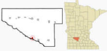 Location of Morton, Minnesota