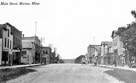 Main Street, Morton Minnesota, 1912