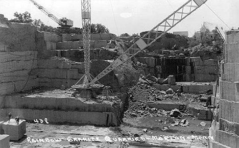 Rainbow Granite Quarries, Morton Minnesota, 1950