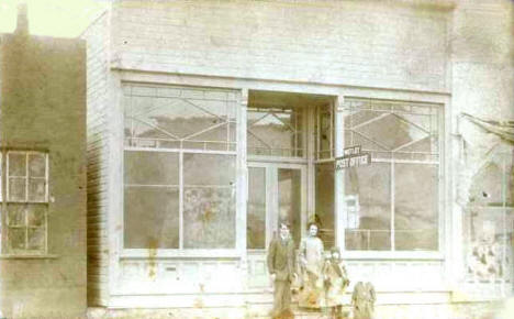 Motley Post Office, Motley Minnesota, 1909