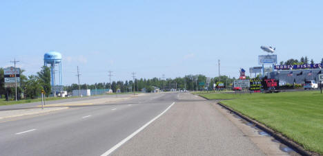 Street scene, Motley Minnesota, 2007