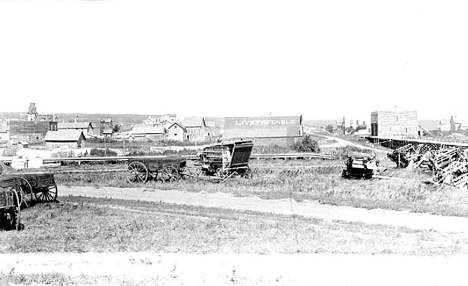 General view of Motley Minnesota, 1880