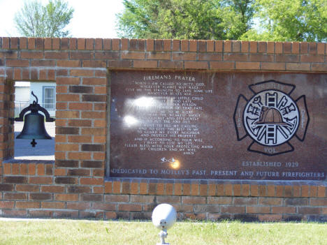 Firefighters Monument, Motley Minnesota, 2007