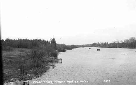 Crow Wing River, Motley Minnesota, 1935
