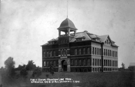 Public School, Mountain Lake Minnesota, 1909