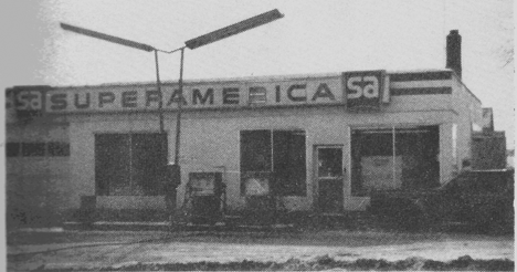 SuperAmerica Station located on the lower east end of Central Avenue first opened in 1970.