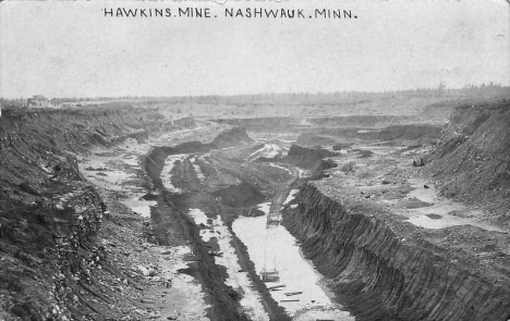 Hawkins Mine, Nashwauk Minnesota, 1910