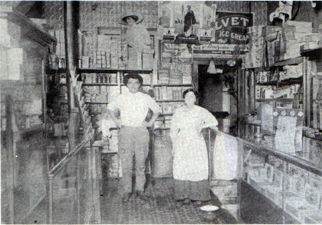 Santo Frassini store, Nashwauk Minnesota, 1916