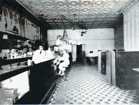 Nick (Dewey) Fragnito and Mae Palmer operated a business in the former Aimonetti building (next to the Municipal Liquor Store) in the 1930's.