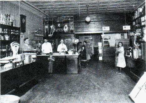 Dick's and Sella s Grocery Store in Nashwauk Minnesota, 1924
