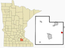 Location of Nerstrand, Minnesota