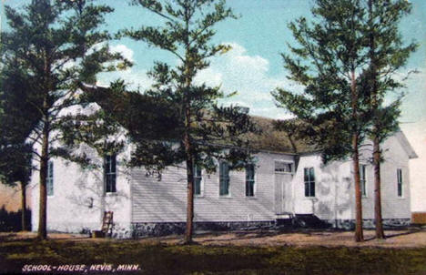 School House, Nevis Minnesota, 1910