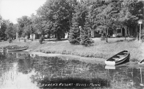 Church's Resort, Nevis Minnesota, 1940's