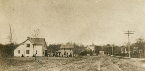 Douglas Street, New London Minnesota, 1908