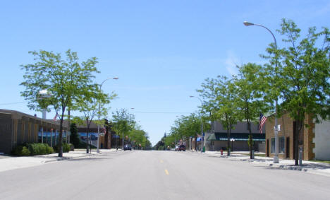 Street scene, New Richland Minnesota, 2010