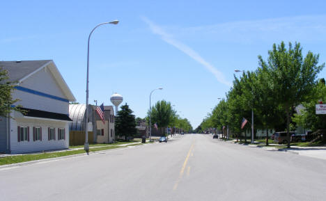 Street scene, New Richland Minnesota, 2010