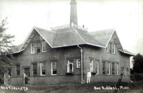 Creamery, New Richland Minnesota, 1910's