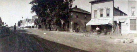 Main Street, New Richland Minnesota, 1909