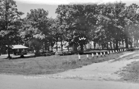 Community Park, Newfolden Minnesota, 1950's