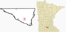 Location of Nicollet, Minnesota