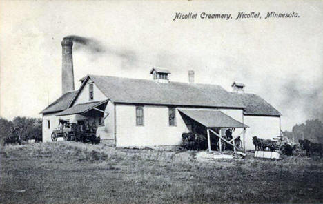 Nicollet Creamery, Nicollet Minnesota, 1913