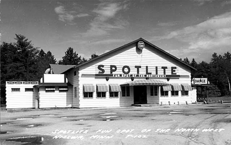 Spotlite dance hall, Nisswa Minnesota, 1956