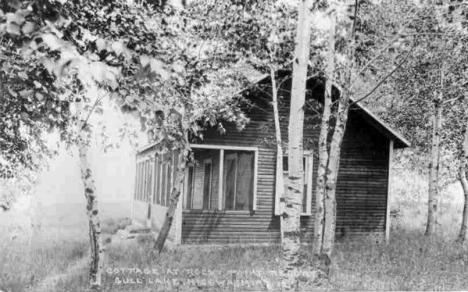 Cottage at Rocky Point Resort, Gull Lake, Nisswa Minnesota, 1920's