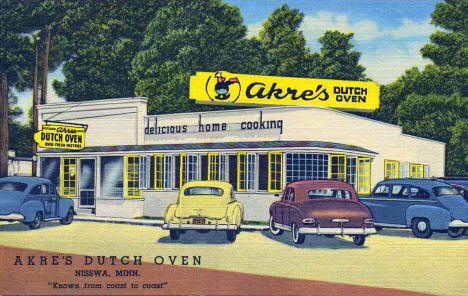 Akre's Dutch Oven, Nisswa Minnesota, 1953