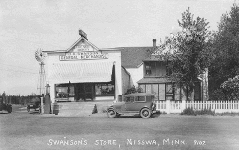 Swanson's Store, Nisswa Minnesota, 1929