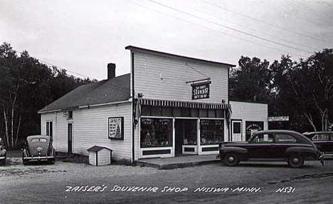 Zaiser's Souvenir Shop, Nisswa Nisswa Minnesota, 1948