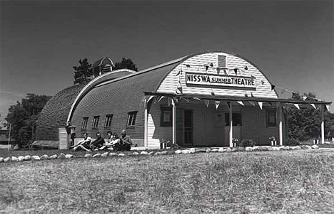 Nisswa summer theatre, Nisswa Minnesota, 1953