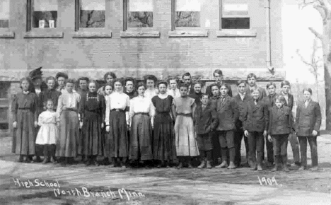 High School, North Branch Minnesota, 1909