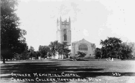 Skinner Memorial Chapel, Carleton College, Northfield Minnesota, 1950's