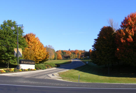 Entrance, St. Olaf College, Northfield Minnesota, 2010