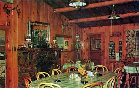 Interior, Bender's Fishing Camp, Northome Minnesota, 1950's