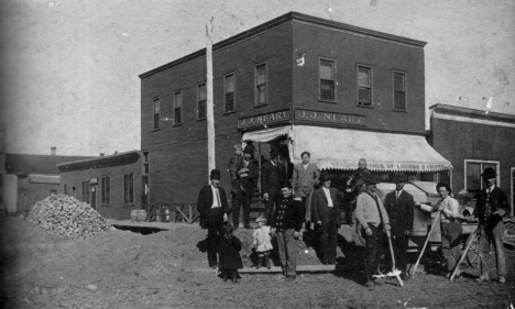 The Pine Tree Saloon, Northome Minnesota, 1913