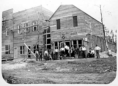 Parker & Ladow Saloon, Northome Minnesota, 1903