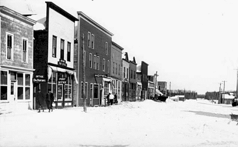 Main Street, Northome Minnesota, 1917
